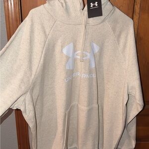 Under Armour Cream Fleece Hoodie